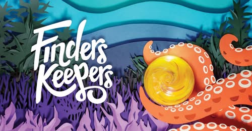 Finders Keepers - Octopus with a yellow glass float