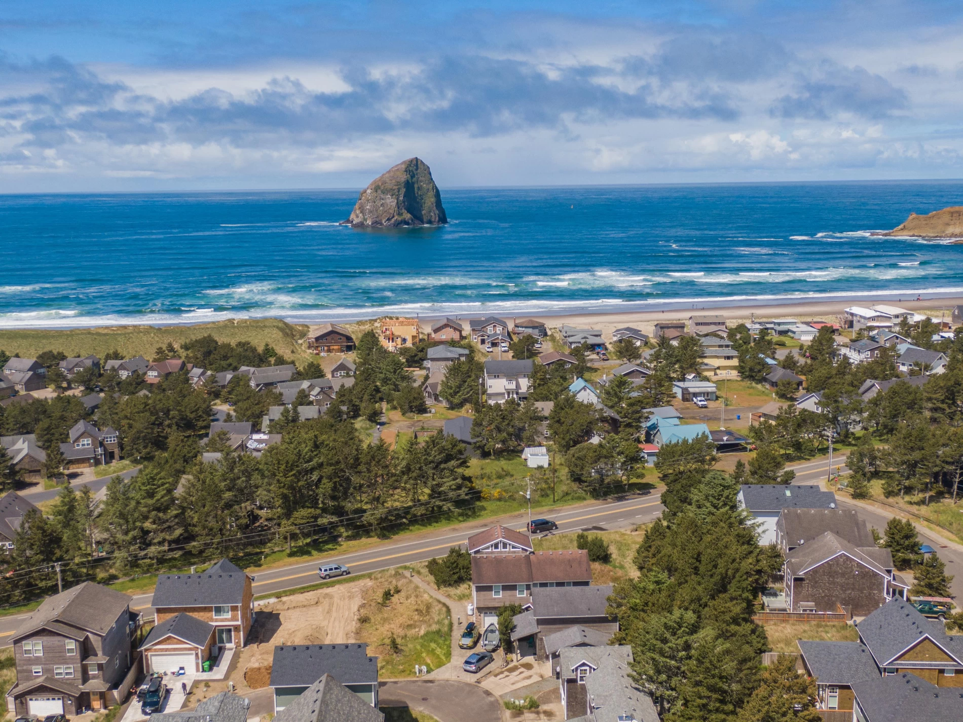 Ocean view from neighborhood