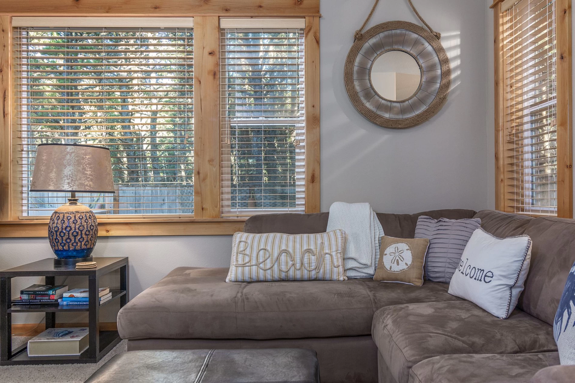 Coastal living room with views