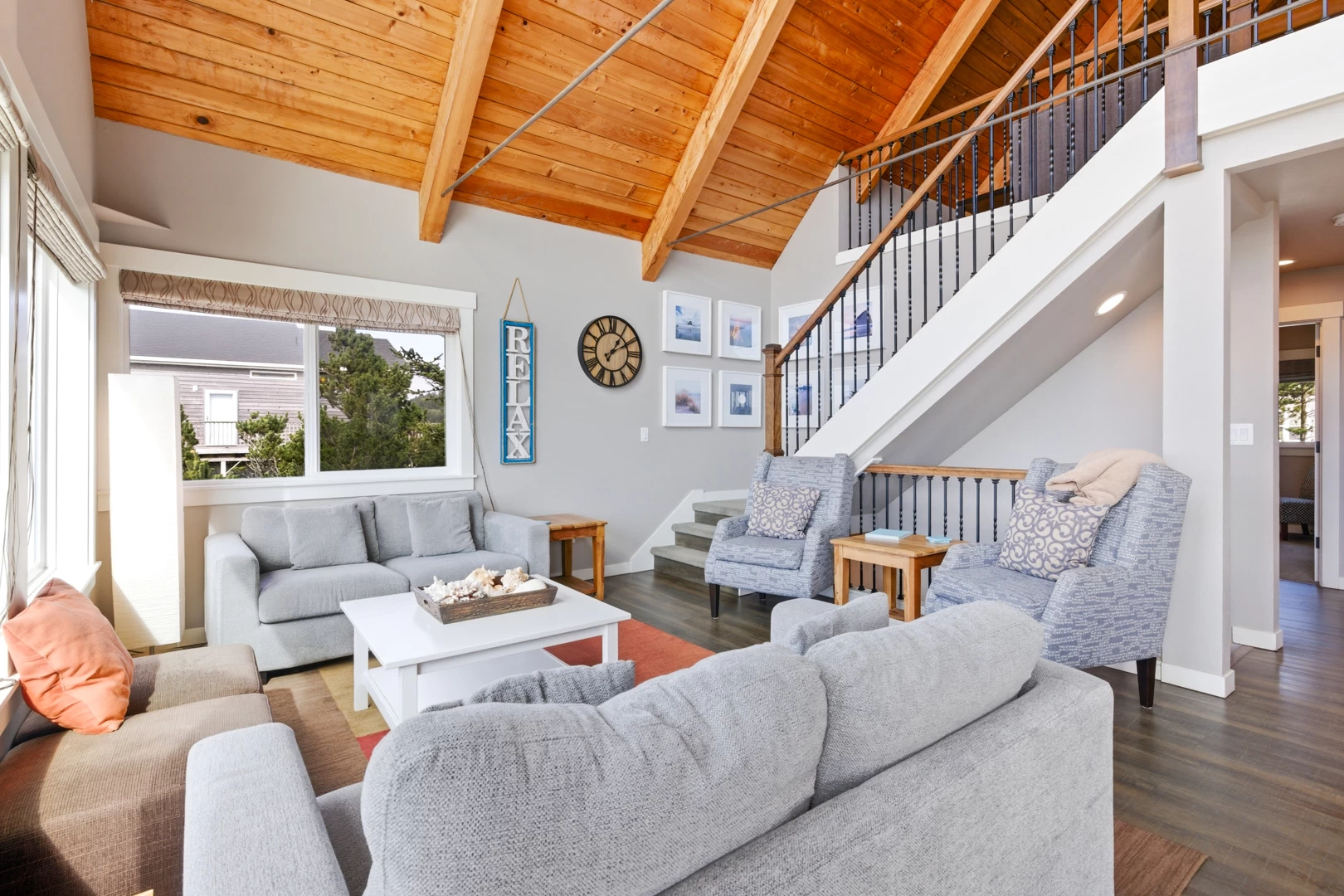 Open-concept living room