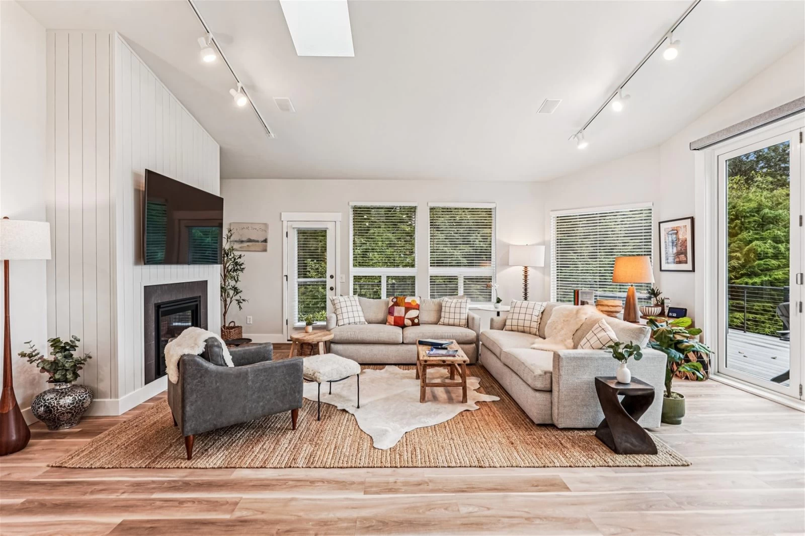 Bright open living room