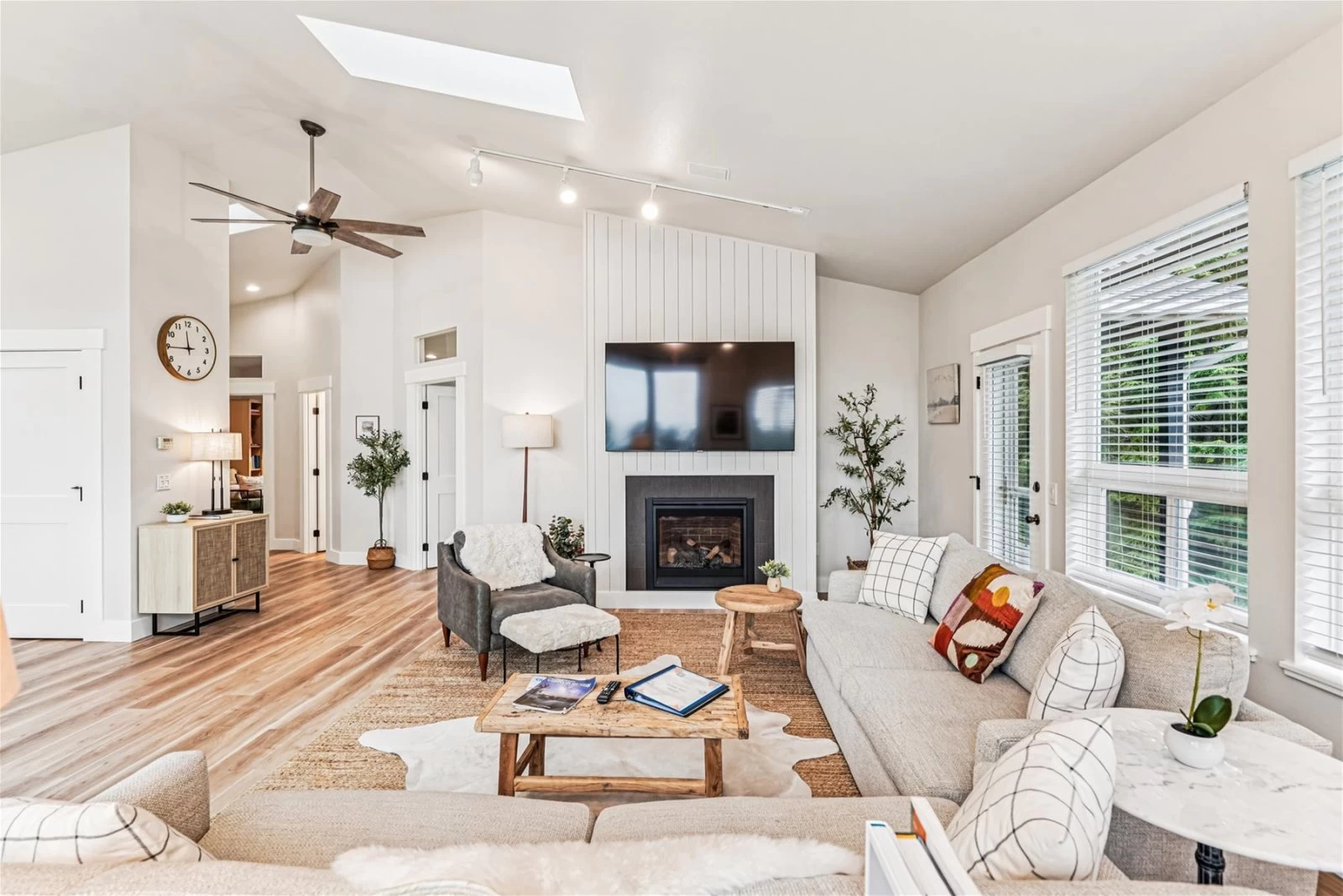 Open-concept living room